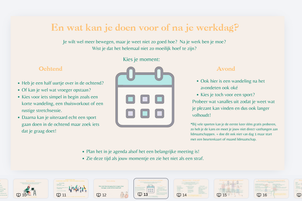 Workshop voor bedrijven